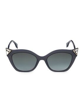 Fendi Blue Crystal Cat EyeSunglasses